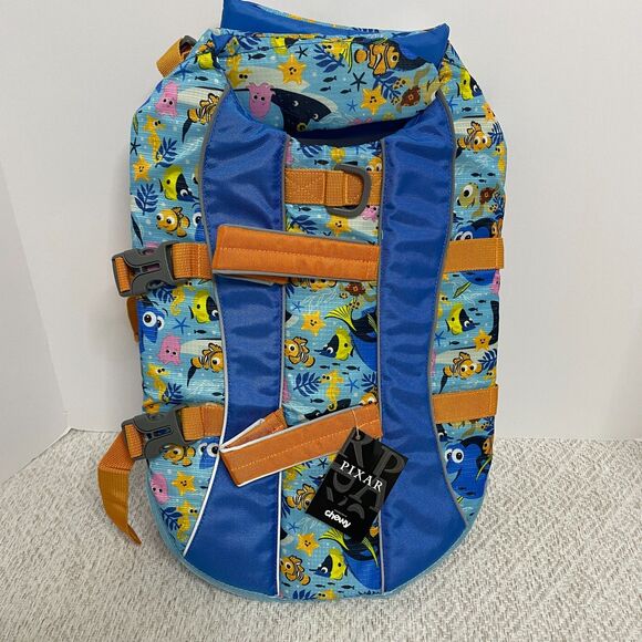 Disney Nemo and Friends Dog Medium Life Jacket Pixar Chewy Exclusive NWT - Picture 1 of 5